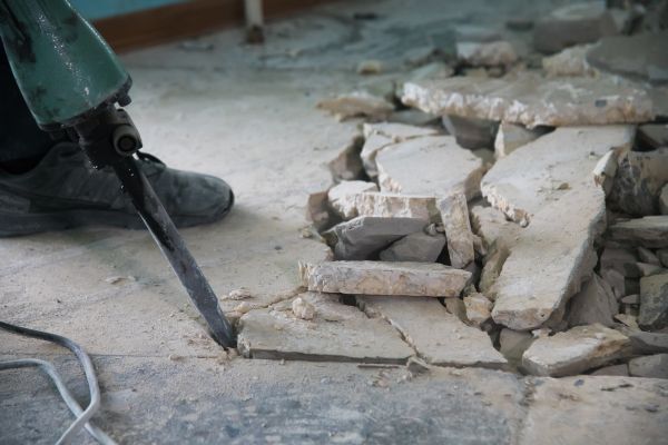 Concrete Porch Removal in Fayetteville